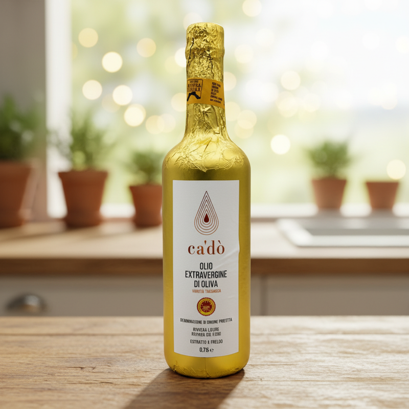 Huile d’Olive Riviera Ligure DOP Taggiasca Ca’ d’Ò - (75 cl)