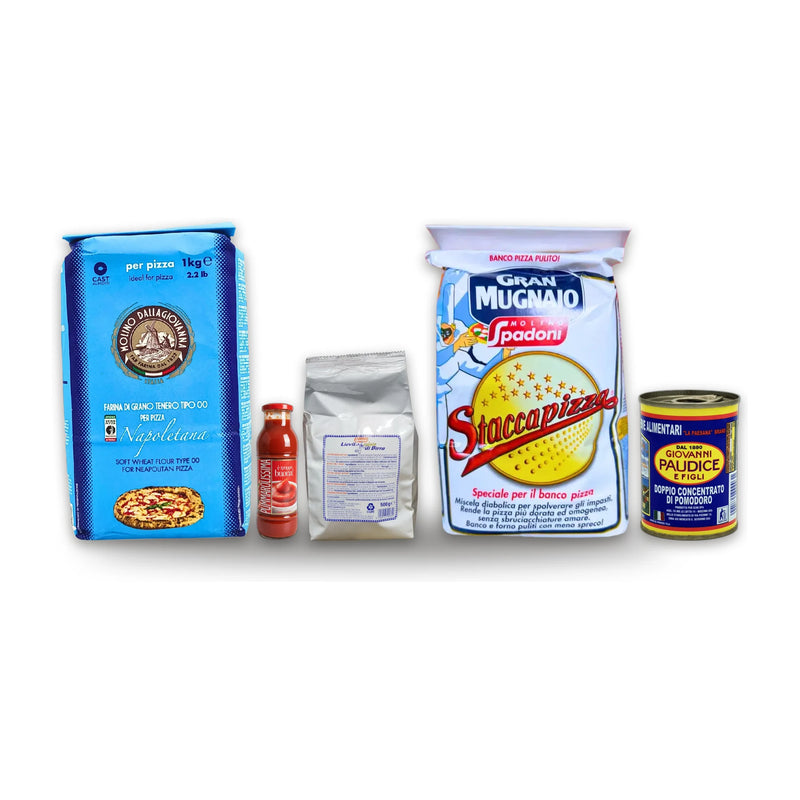 Kit Pizza Napolitaine — Farine Tipo 00, Passata, Levure & Semoule