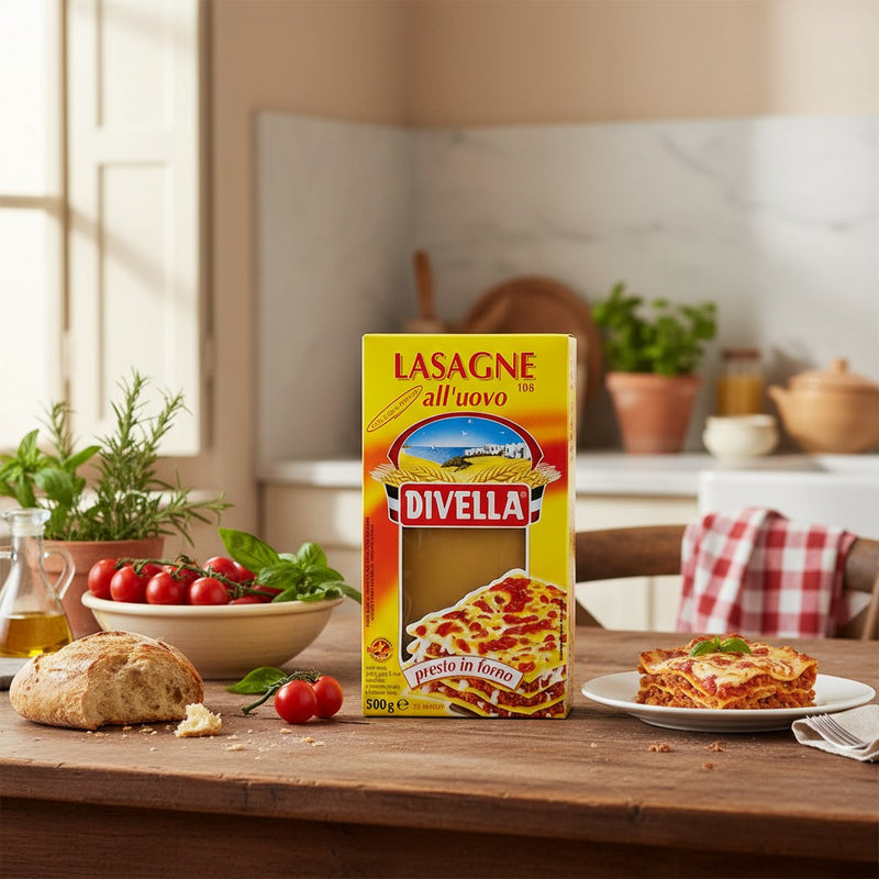 Lasagne aux œufs Divella – Recettes traditionnelles (500 g) — cuisine italienne authentique