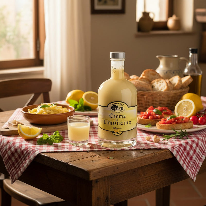 Limoncello Crème Morelli 50cl - Douceur Citron — cuisine italienne authentique