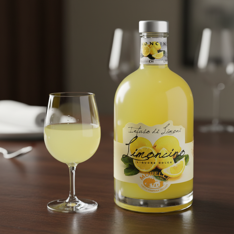 Liqueur Citron Morelli - Limoncino (50 cl) - en situation d'usage