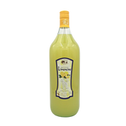 Bouteille de 2L de liqueur de citron italienne Limoncino Morelli avec étiquette jaune, goût rafraîchissant et authentique.