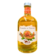 Bouteille de Meloncello Morelli 50cl, liqueur de melon italienne, saveur douce et fruitée, produit en Toscane.