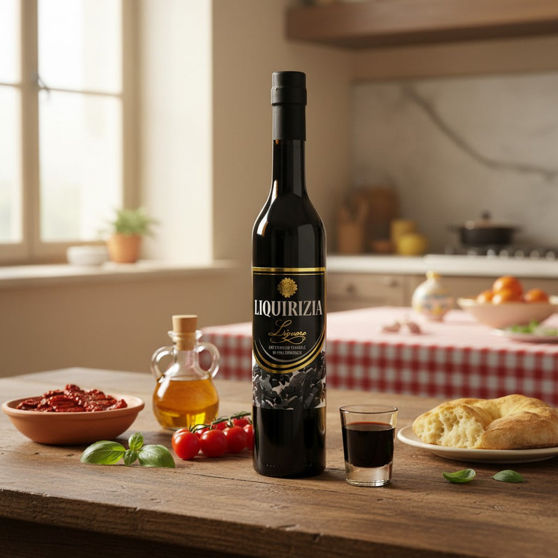 Liqueur Réglisse Italienne – Saveur Intense (50 cl) — cuisine italienne authentique