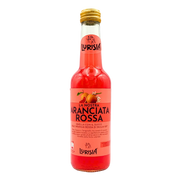 Bouteille d'aranciata rossa Lurisia, boisson gazeuse aux oranges sanguines de Sicile IGP, 275ml