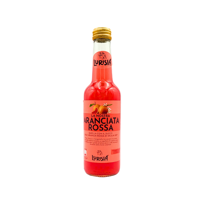 Lurisia Aranciata Rossa - Boisson Gazeuse à l'Orange Sanguine de Sicile IGP 275ml