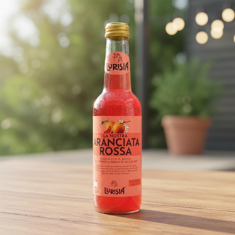 Aranciata Rossa Lurisia - boisson premium aux oranges sanguines (27,5 cl)