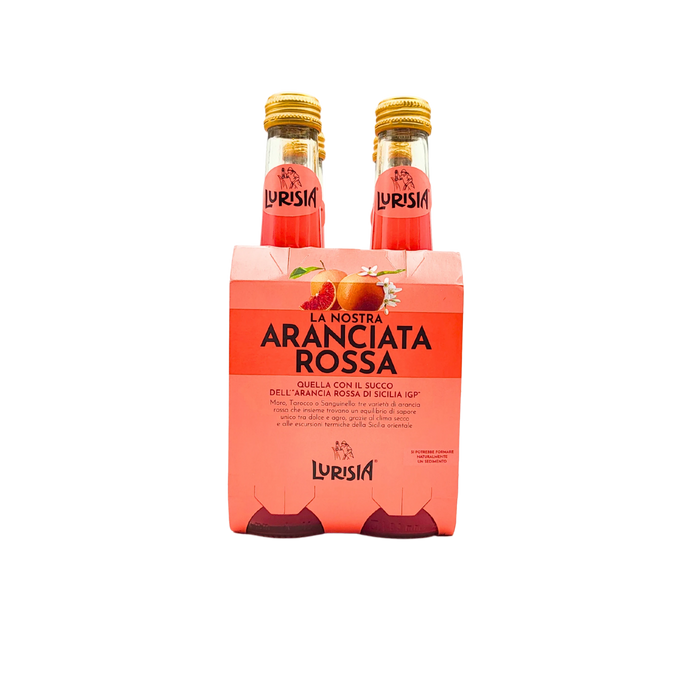 Lurisia Aranciata Rossa - Boisson Gazeuse à l'Orange Sanguine de Sicile IGP 275ml