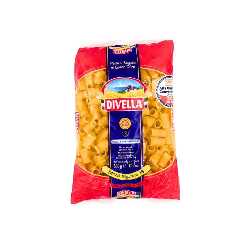 Mezzi Rigatoni Divella – Formaat N°18