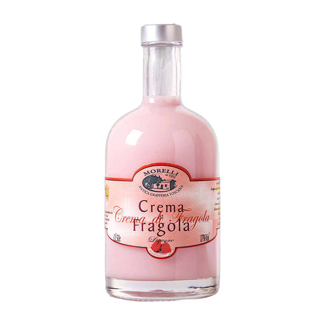Morelli Strawberry Cream - Sweet and Fruity Liqueur from Tuscany
