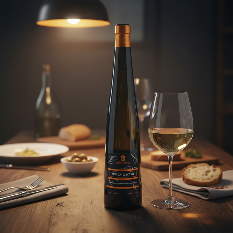 Moscato d’Asti Alte Rocche Bianche – Vin Pétillant Sucré (75 cl) - en situation d'usage