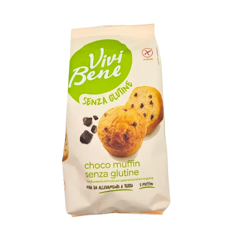 Emballage de muffin sans gluten Vivi Bene, 250g, snack moelleux pour intolérants au gluten.