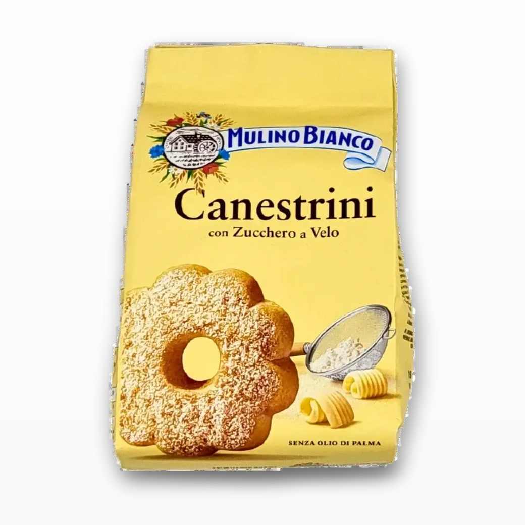 Canestrini Mulino Bianco - Galletas de mantequilla con azúcar glas