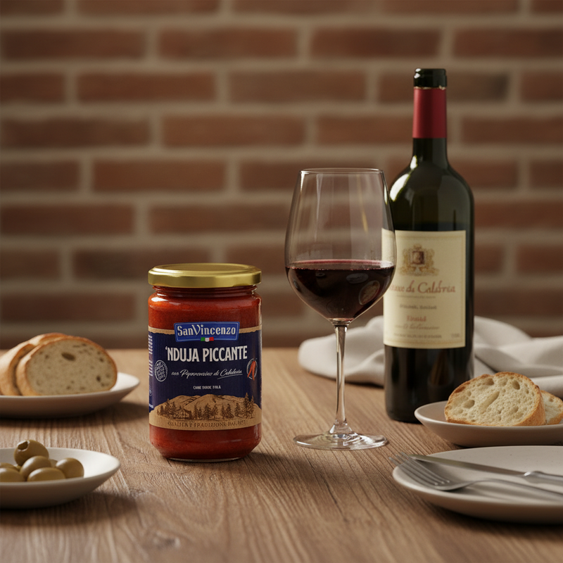 Nduja San Vincenzo - Spécialité Calabraise (290 g) - en situation d'usage