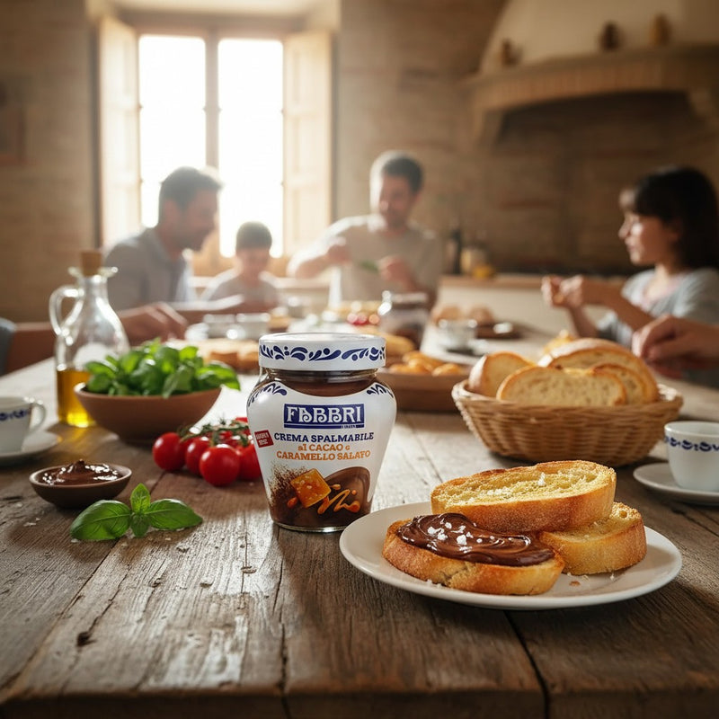 Pâte à Tartiner Caramel Beurre Salé Fabbri – Crémeux Cacao & Caramel Salé (200 g) — cuisine italienne authentique