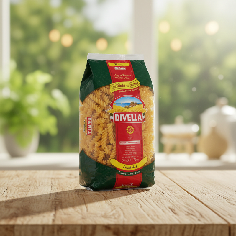 Fusilli N°40 Divella – Pâtes en spirale (500 g)