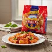 Paccheri Napoletani Divella – Format N° 80 (500 g) - en situation d'usage