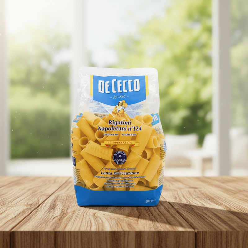 Rigatoni Napoletani De Cecco – Spécialité Pâtes Courtes (500 g)