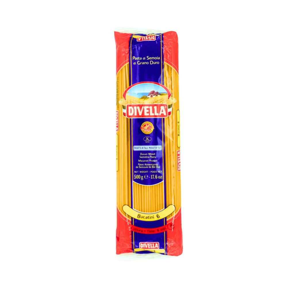 Bucatini Divella No. 6 – Durum wheat semolina