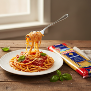 Spaghetti Ristorante N°8 Divella - Semoule de blé dur (500 g) - en situation d'usage