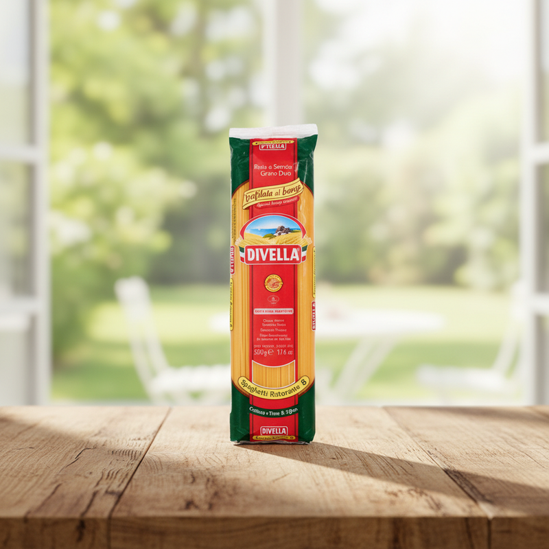 Spaghetti Divella - Ristorante N°8 Trafilata al Bronzo (500 g)