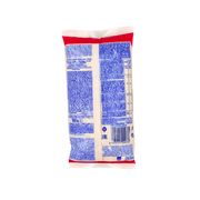 Vue arrière du paquet de pâtes pour soupe Corallini N°76 de Divella - 500g, avec les valeurs nutritionnelles et ingrédients détaillés.