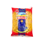 Pâtes courtes rigate Chifferini Rigati n°47 Divella 500g, emballage de pâtes italiennes en semoule de blé dur