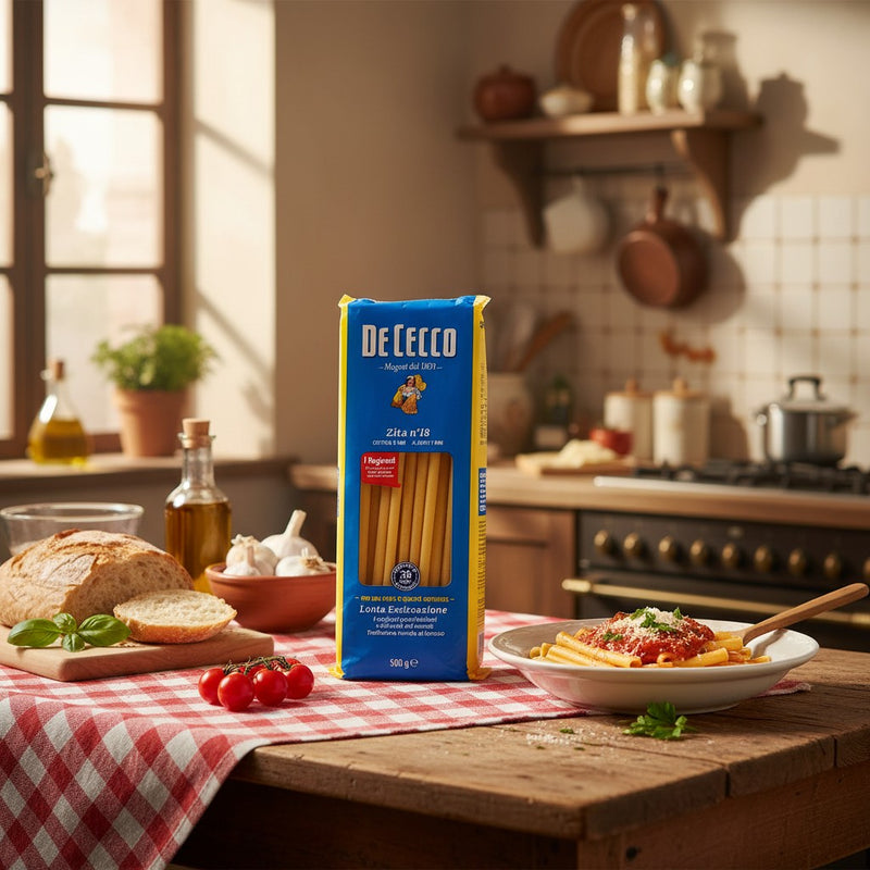 Pâtes Longues De Cecco Zita n°18 ‑ (500 g) — cuisine italienne authentique
