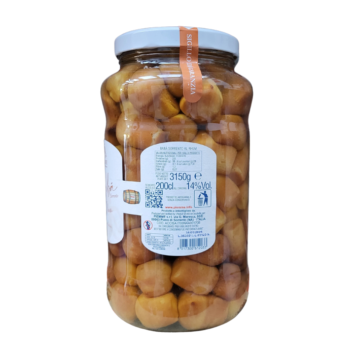 babas au rhum en bocal 3kg