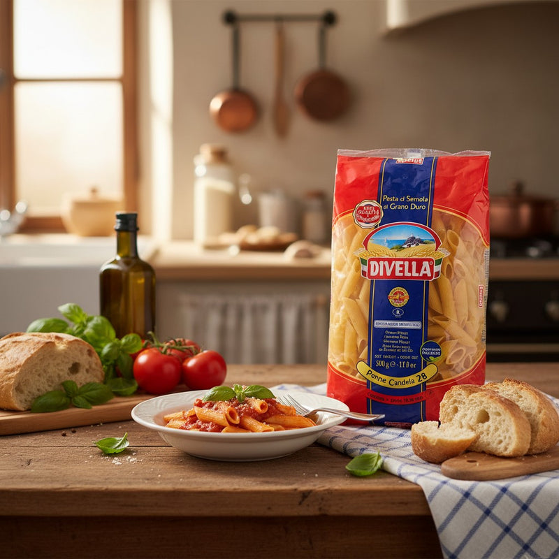 Penne Candela Divella - Format (500 g) — cuisine italienne authentique