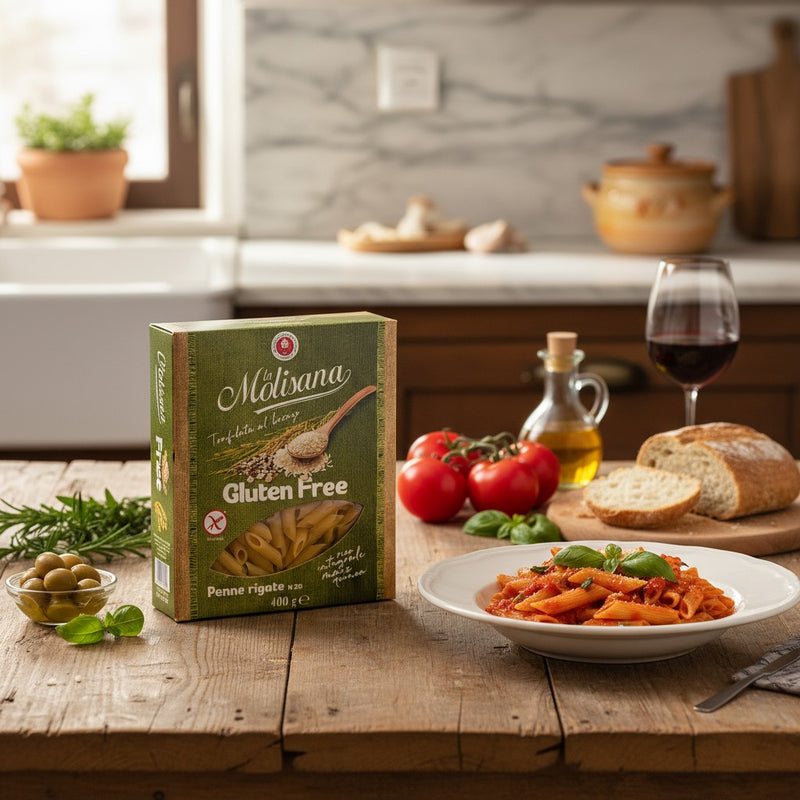 Penne Rigate Sans Gluten La Molisana - N°20 (400 g) — cuisine italienne authentique