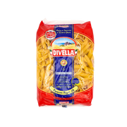 Pennoni Rigati Divella 500g - Pâtes tubulaires italiennes de semoule de blé dur, parfaites pour des recettes authentiques.