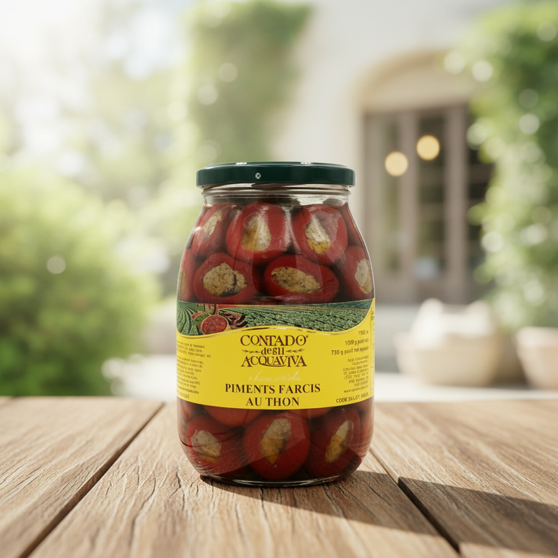 Peperoncini Farcis au Thon Contado degli Acquaviva ou Sacla ‑ (1KG)