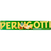Torrone italien Pernigotti torrone morbido noisettes amandes 235g, confiserie italienne sans gluten emballage vert.