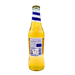 Bouteille de bière Peroni Nastro Azzurro Stile Capri 33cl face arrière - Informations sur les ingrédients et la fabrication de la bière italienne Peroni Stile Capri, contenant des extraits de citron italien.