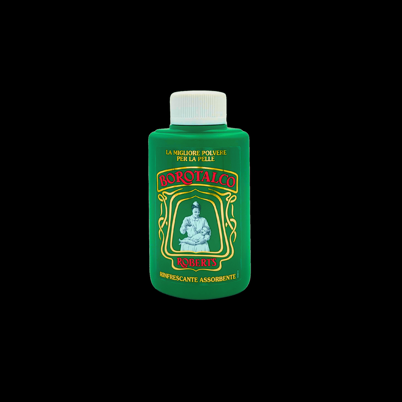Poudre de Talc Borotalco Roberts - Absorbante Rafraîchissante (100 g) - face avant