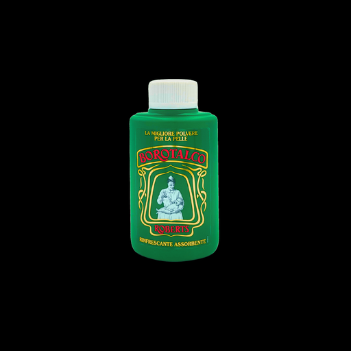 Poudre de Talc Borotalco Roberts - Absorbante Rafraîchissante (100 g) - face avant