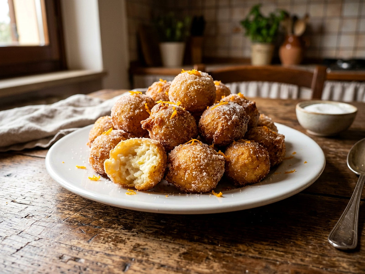 Frittelle de riz à l'orange
