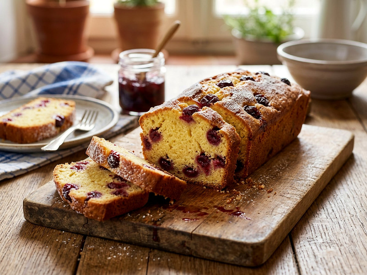 Gâteau au yaourt et aux cerises amarena