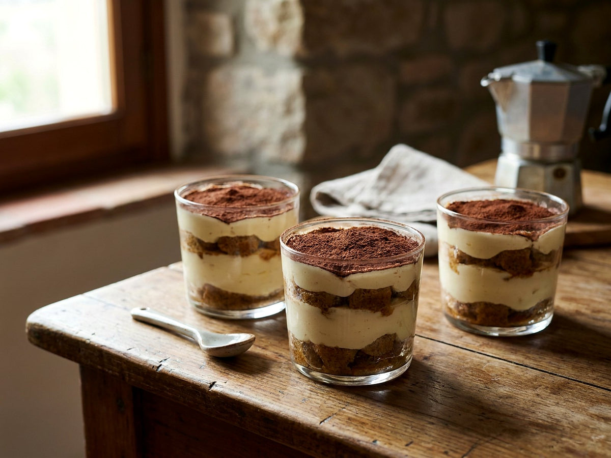 Tiramisu minute en verrines
