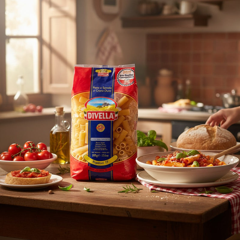 Rigatoni Divella - Format (500 g) — cuisine italienne authentique