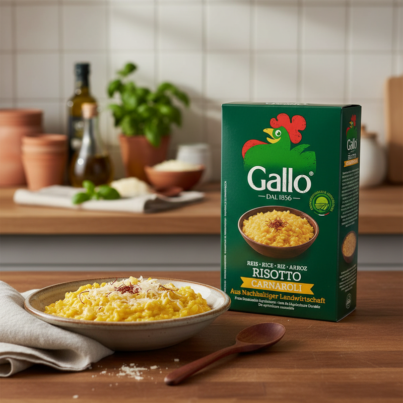 Riz Carnaroli Gallo ‑ Bio (1  kg) - en situation d'usage