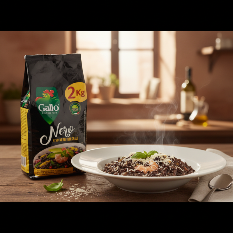 Riz Noir Intégral Gallo - Format (2  kg) - en situation d'usage