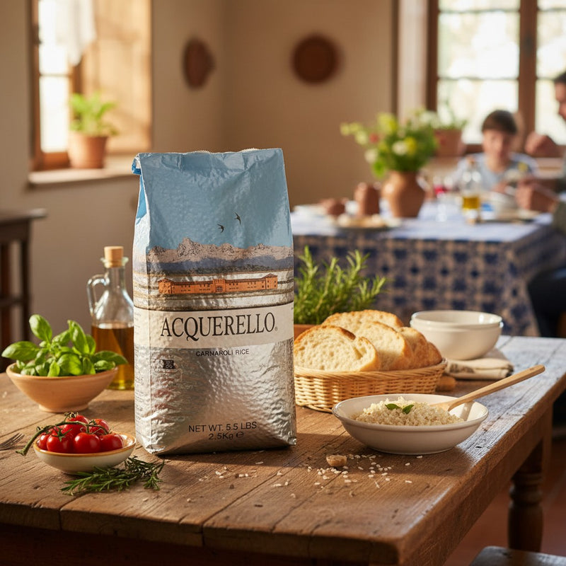 Riz Carnaroli Acquerello – Riz premium vieilli (2,5 kg) — cuisine italienne authentique