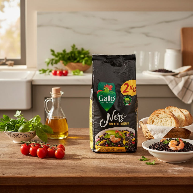 Riz Noir Intégral Gallo - Format (2  kg) — cuisine italienne authentique