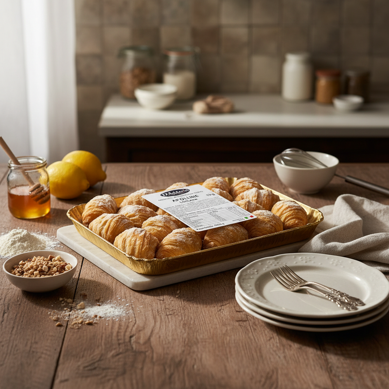 Sfogliatelle Apolline D’Addezio - Crème citron (1 kg) - en situation d'usage