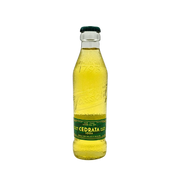 Bouteille de Limonade Cedrata Tassoni, soda italien pétillant et rafraîchissant au cédrat de Calabre, 18cl.