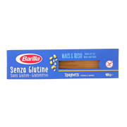 Paquet de spaghetti sans gluten Barilla 400g - Pâtes italiennes à base de maïs et riz complet, parfaites pour les régimes sans gluten.