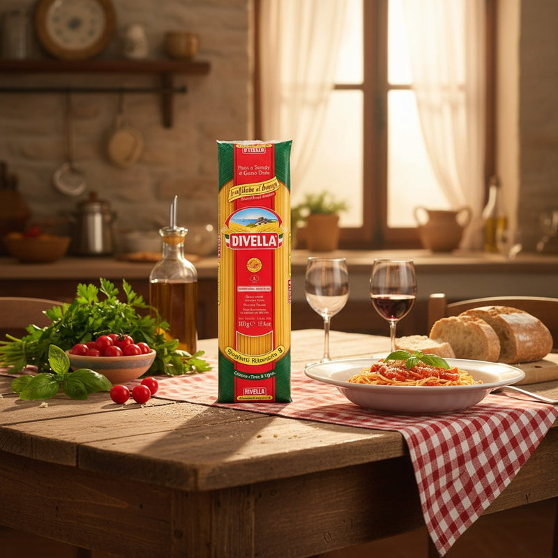 Spaghetti Divella - Ristorante N°8 Trafilata al Bronzo (500 g) — cuisine italienne authentique