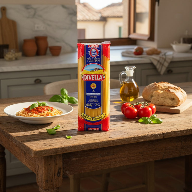 Spaghetti Ristorante 8 Divella ‑ Semoule de blé dur (1  kg) — cuisine italienne authentique